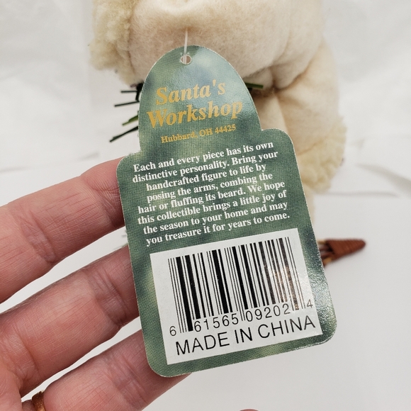 Santa's Workshop Handcrafted Collectibles Old World Christmas Ornament Figure 9" - Picture 3 of 6